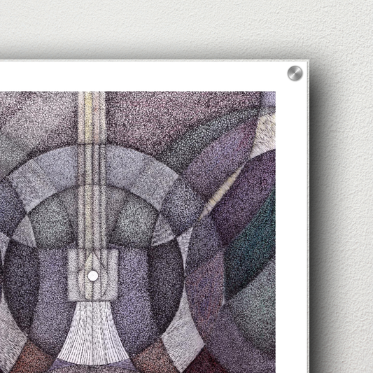 Philip Grechulevich – “hlh” (2020) | Acrylglasdruck (4 mm) mit Aufhängeset – 50×50 cm (20×20″)