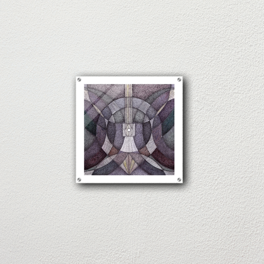 Philip Grechulevich – “hlh” (2020) | Acrylglasdruck (4 mm) mit Aufhängeset – 50×50 cm (20×20″)