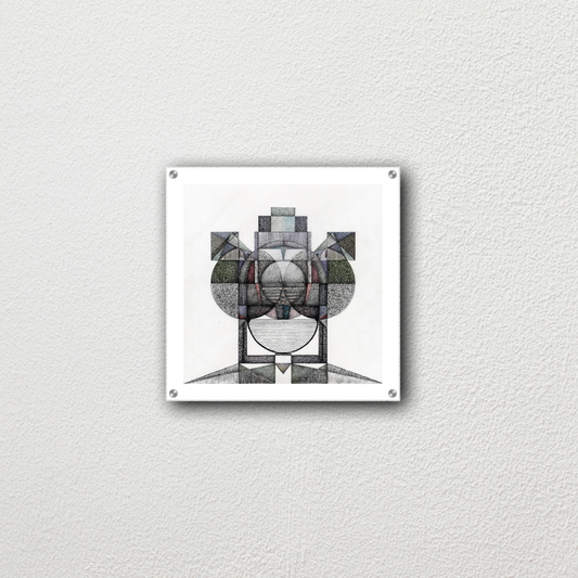 Philip Grechulevich – “ZK” (2020) | Acrylglasdruck (4 mm) mit Aufhängeset – 50×50 cm (20×20″)