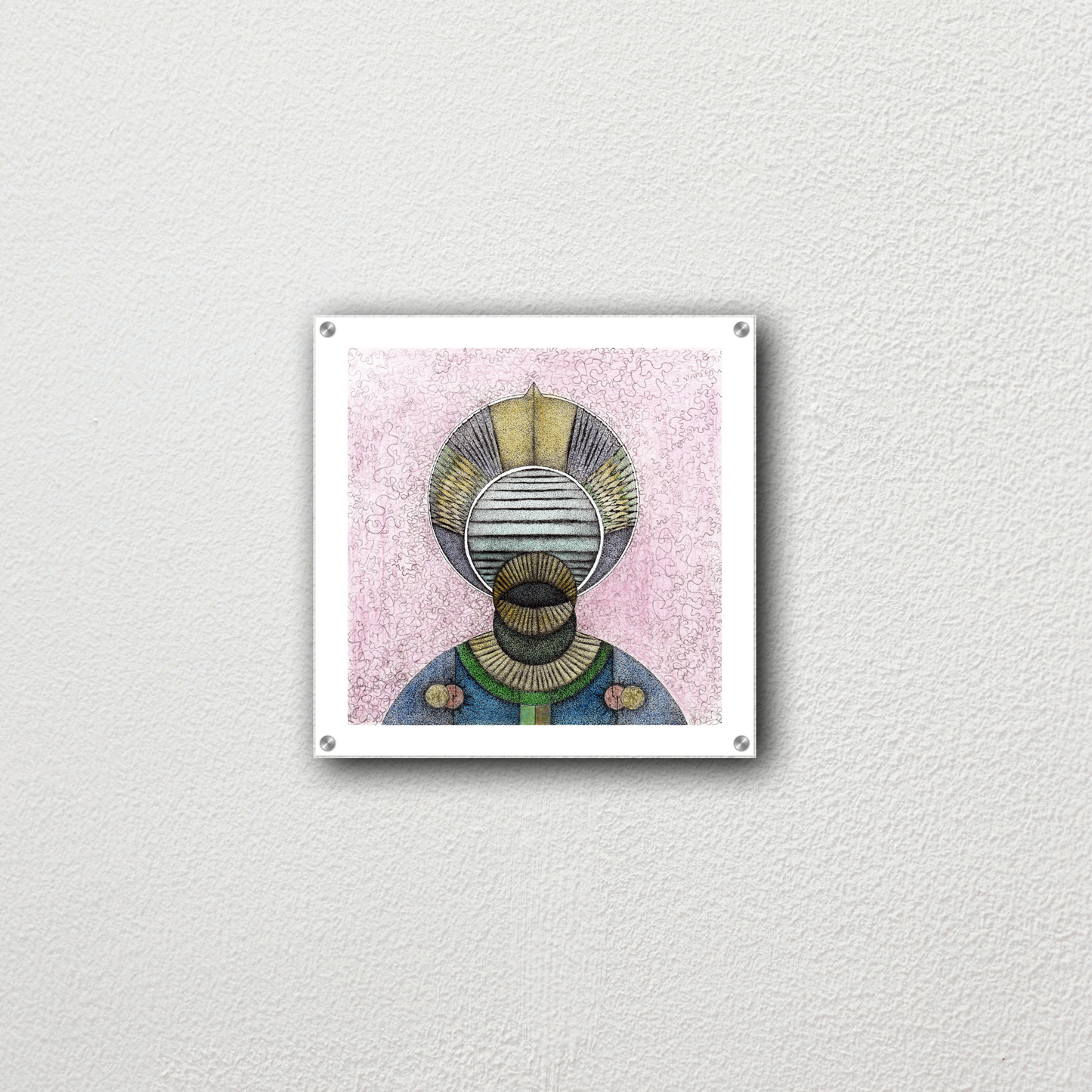 Philip Grechulevich – “Kn” (2020) | Acrylglasdruck (4 mm) mit Aufhängeset – 50×50 cm (20×20″)