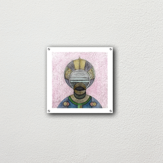 Philip Grechulevich – “Kn” (2020) | Acrylglasdruck (4 mm) mit Aufhängeset – 50×50 cm (20×20″)