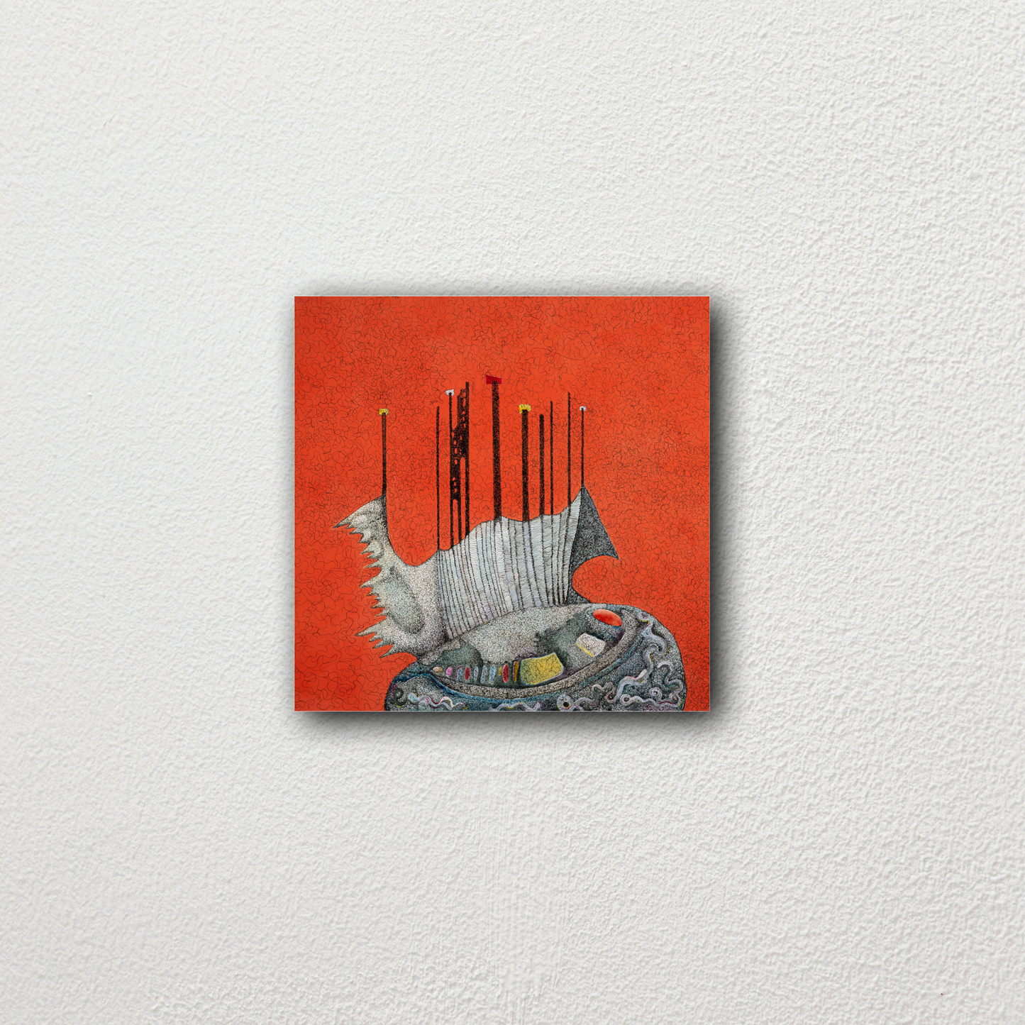 Phillip Grechulevic – „W“ (2021) | Fine Art Giclée Print – 30x30 cm ( 12x12″)